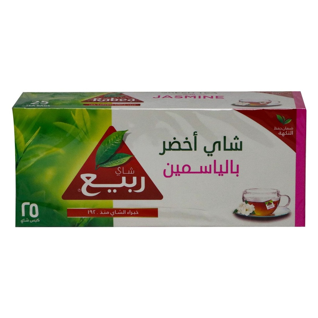 شاي ربيع أخضر بالياسمين أكياس 24*25